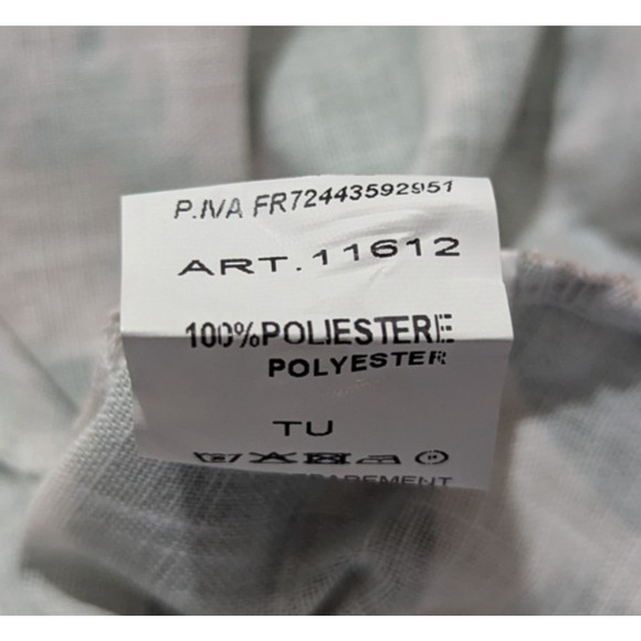 New Nina Kendosa Paris One Size Alionka Dress midi green floral shift 0956 - Picture 7 of 8